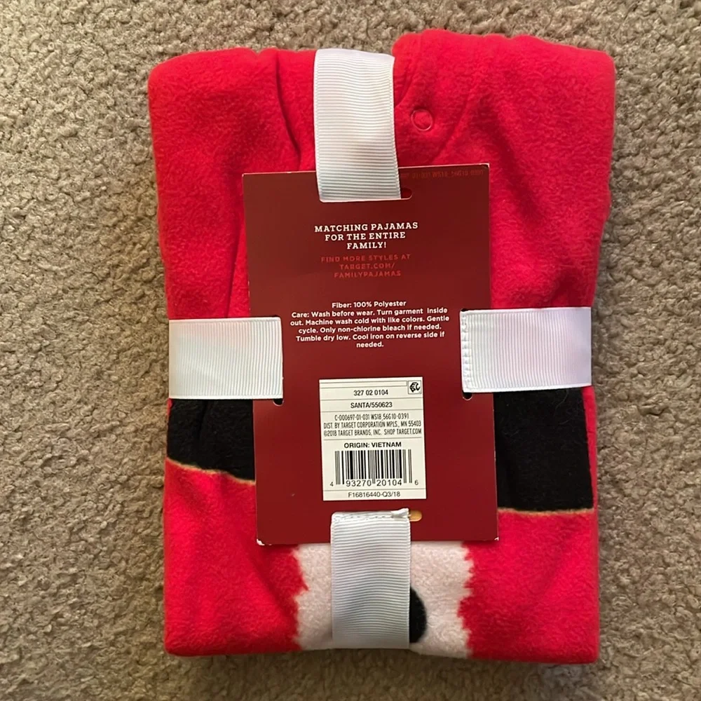 Target Wondershop Baby Santa Pajamas - Size 3/6 Months - Picture 5 of 7